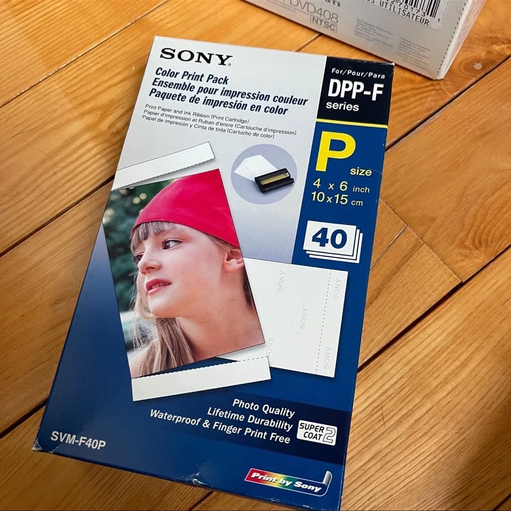 SONY Picture photo printer station DPP-FP90 bundle